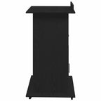 Podiumas Juodas ąžuolas 55 x 55 x 107 cm Apdirbta mediena