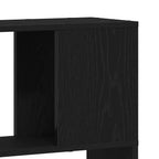TV spintelių komplektas Juoda 80 x 24 x 186 cm Apdirbta mediena