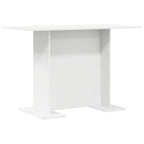 Valgomojo stalas Balta 110 x 60 x 75 cm Apdirbta mediena