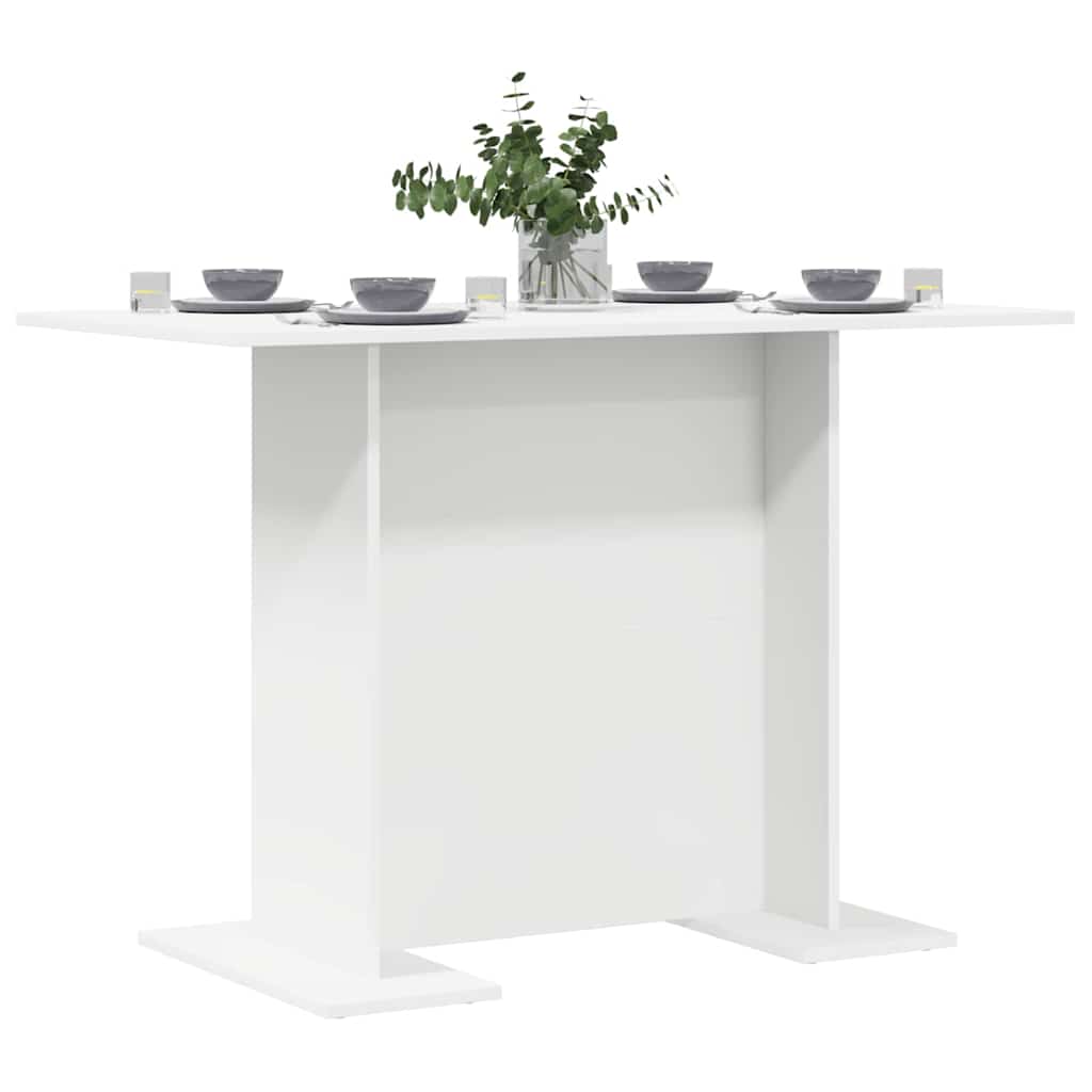 Valgomojo stalas Balta 110 x 60 x 75 cm Apdirbta mediena