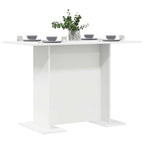 Valgomojo stalas Balta 110 x 60 x 75 cm Apdirbta mediena