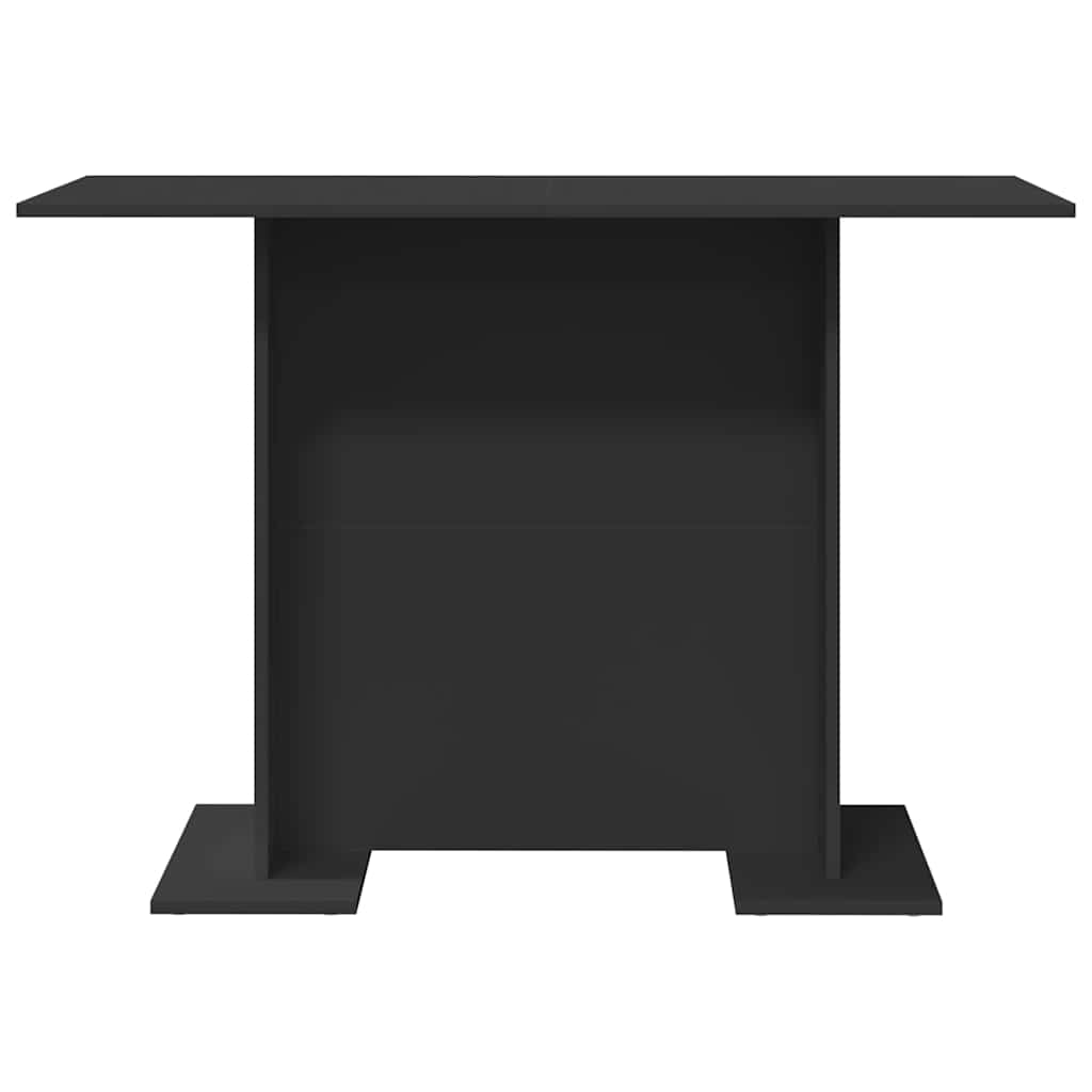 Valgomojo stalas Juoda 110 x 60 x 75 cm Apdirbta mediena