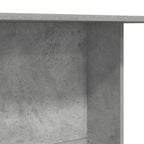 Valgomojo stalas Betono pilka 110 x 60 x 75 cm Apdirbta mediena