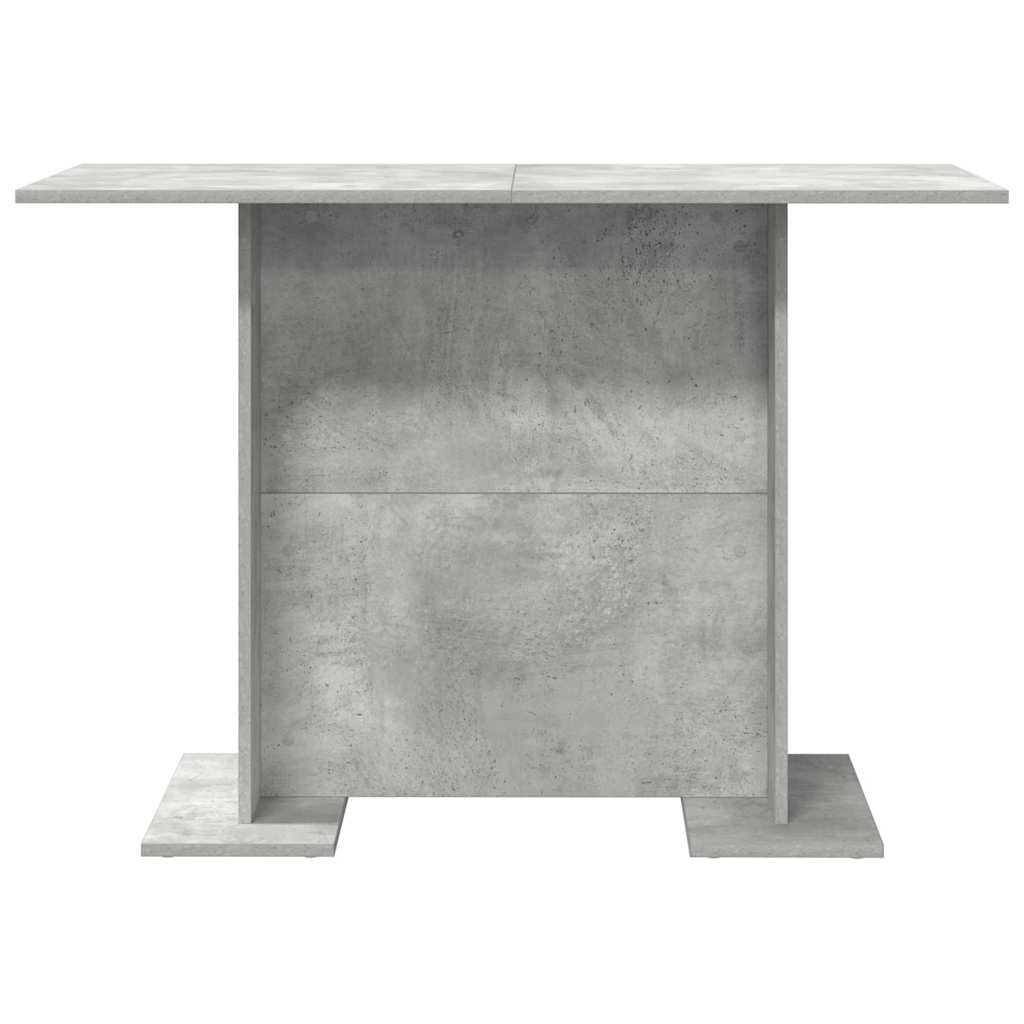 Valgomojo stalas Betono pilka 110 x 60 x 75 cm Apdirbta mediena