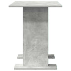 Valgomojo stalas Betono pilka 110 x 60 x 75 cm Apdirbta mediena