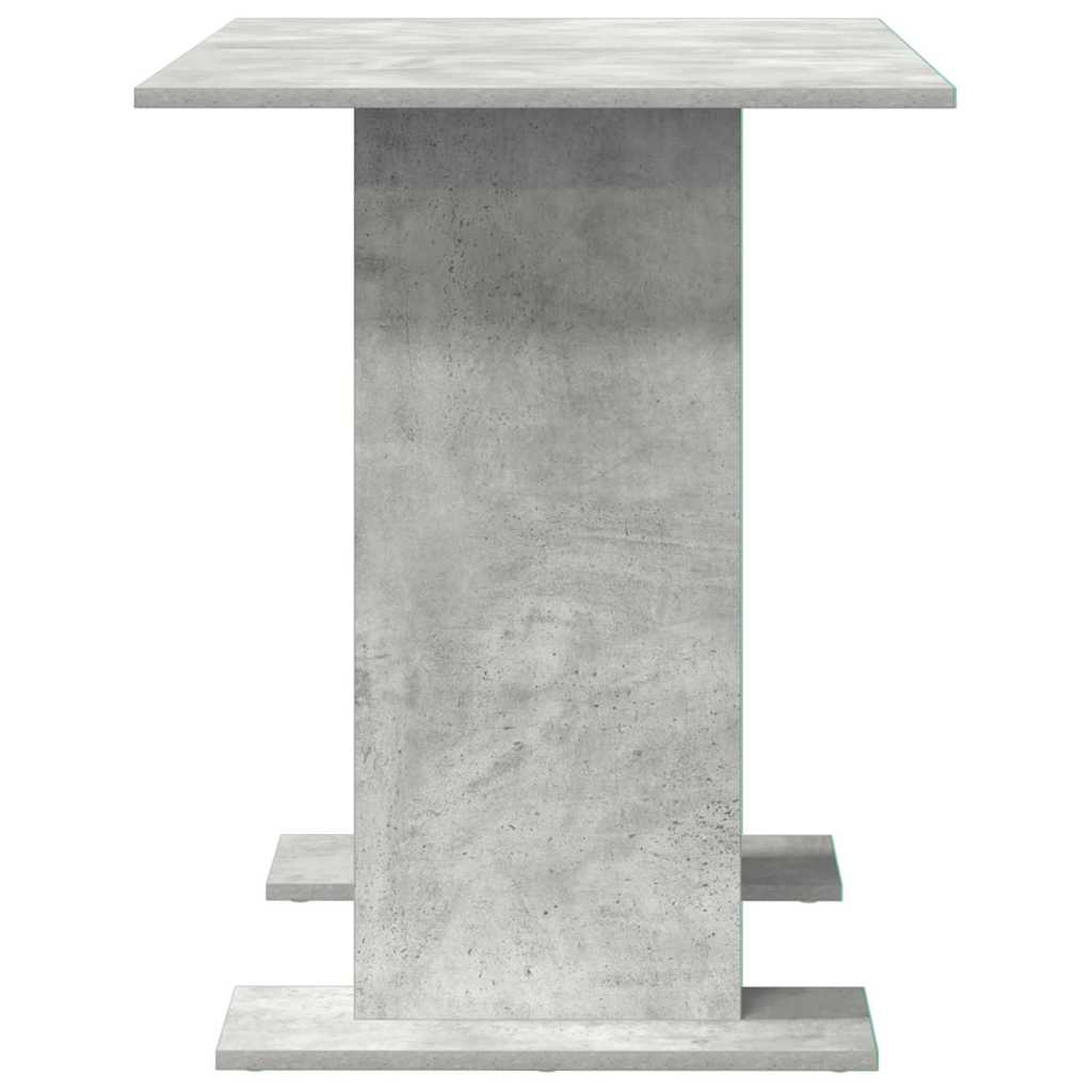 Valgomojo stalas Betono pilka 110 x 60 x 75 cm Apdirbta mediena