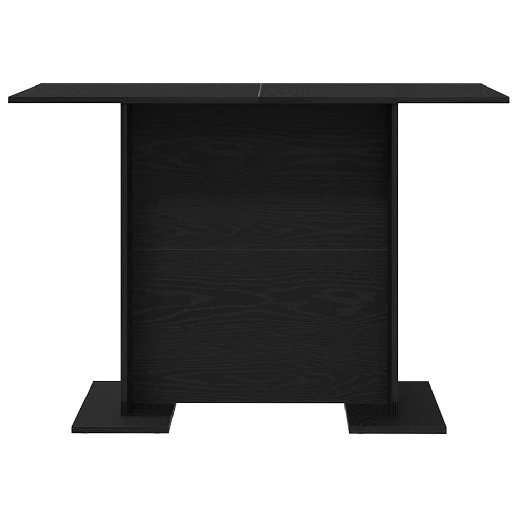 Valgomojo stalas juoda ąžuolo 110 x 60 x 75 cm Apdirbta mediena