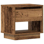 Naktinis staliukas 2 pcs Sena mediena 45 x 34 x 44 cm