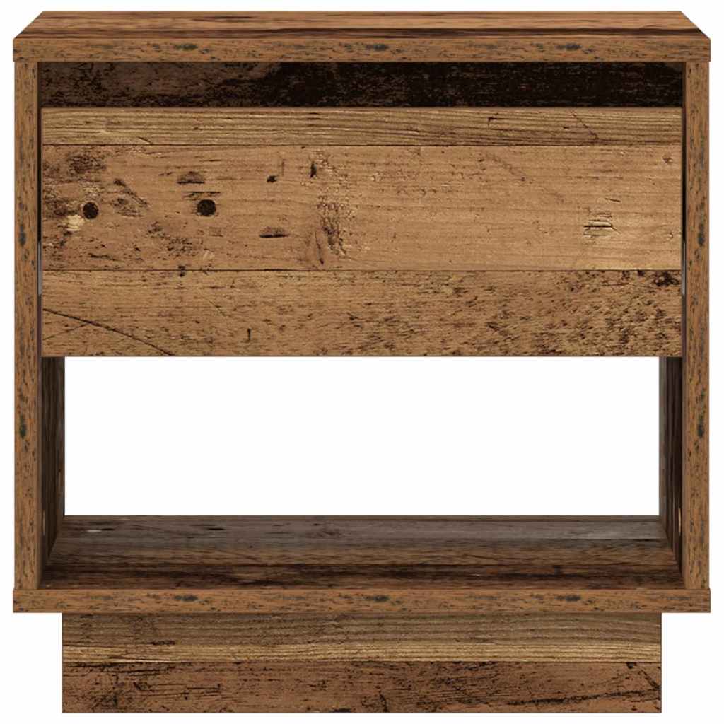 Naktinis staliukas 2 pcs Sena mediena 45 x 34 x 44 cm