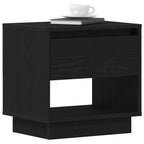 Naktinis staliukas 2 pcs juoda ąžuolo 45 x 34 x 44 cm