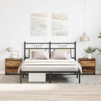 Šalia lovos spintelė 2 pcs Sena mediena 45 x 34 x 44.5 cm