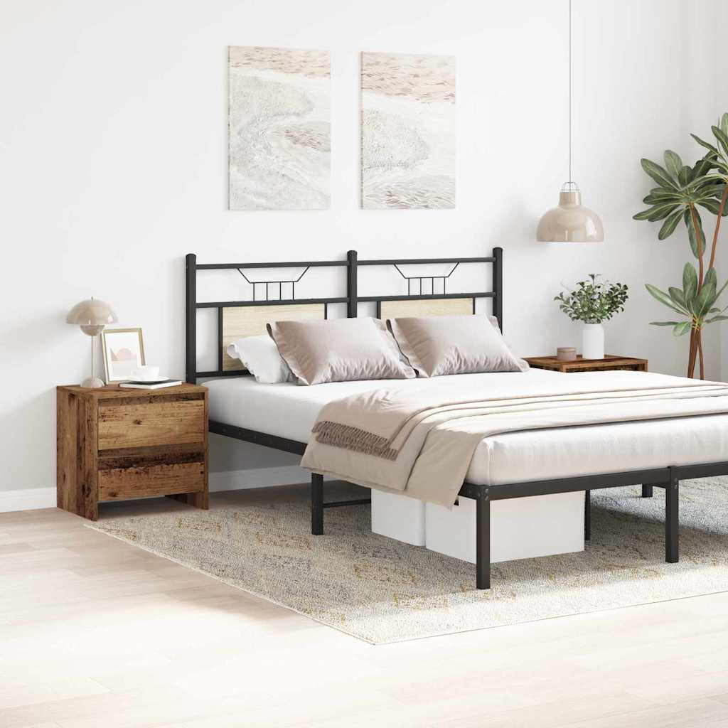 Šalia lovos spintelė 2 pcs Sena mediena 45 x 34 x 44.5 cm