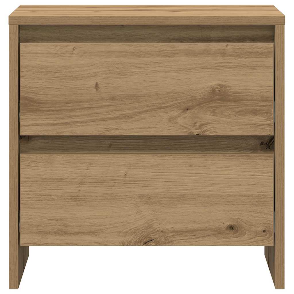 Šalia lovos spintelė 2 pcs artisano ąžuolo 45 x 34 x 44.5 cm