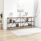Konsolinis stalas Ruda 200 x 30 x 75 cm Apdirbta mediena