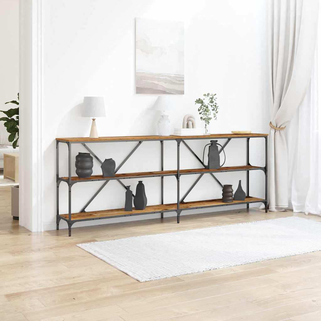 Konsolinis stalas Ruda 200 x 30 x 75 cm Apdirbta mediena