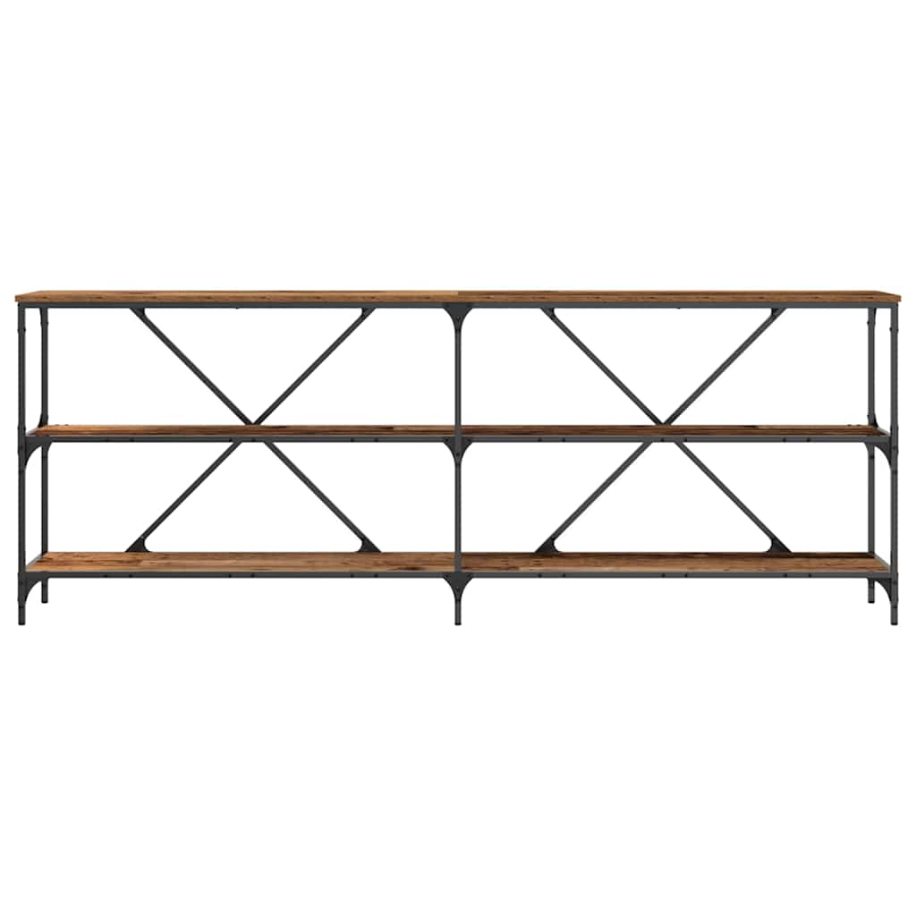 Konsolinis stalas Ruda 200 x 30 x 75 cm Apdirbta mediena