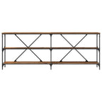 Konsolinis stalas Ruda 200 x 30 x 75 cm Apdirbta mediena