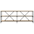 Konsolinis stalas Ruda 200 x 30 x 75 cm Apdirbta mediena