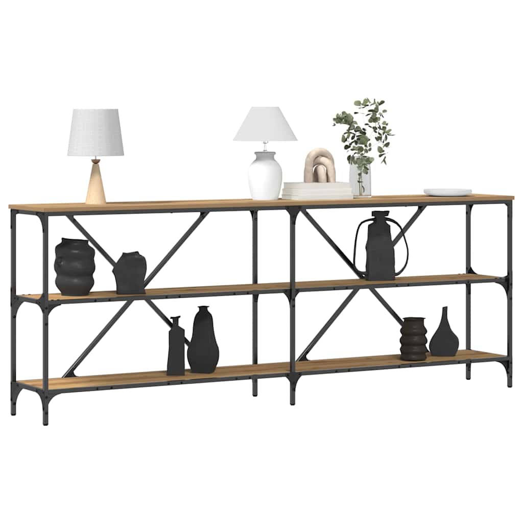 Konsolinis stalas Ruda 200 x 30 x 75 cm Apdirbta mediena