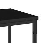 Konsolinis stalas Juoda 200 x 30 x 75 cm Apdirbta mediena