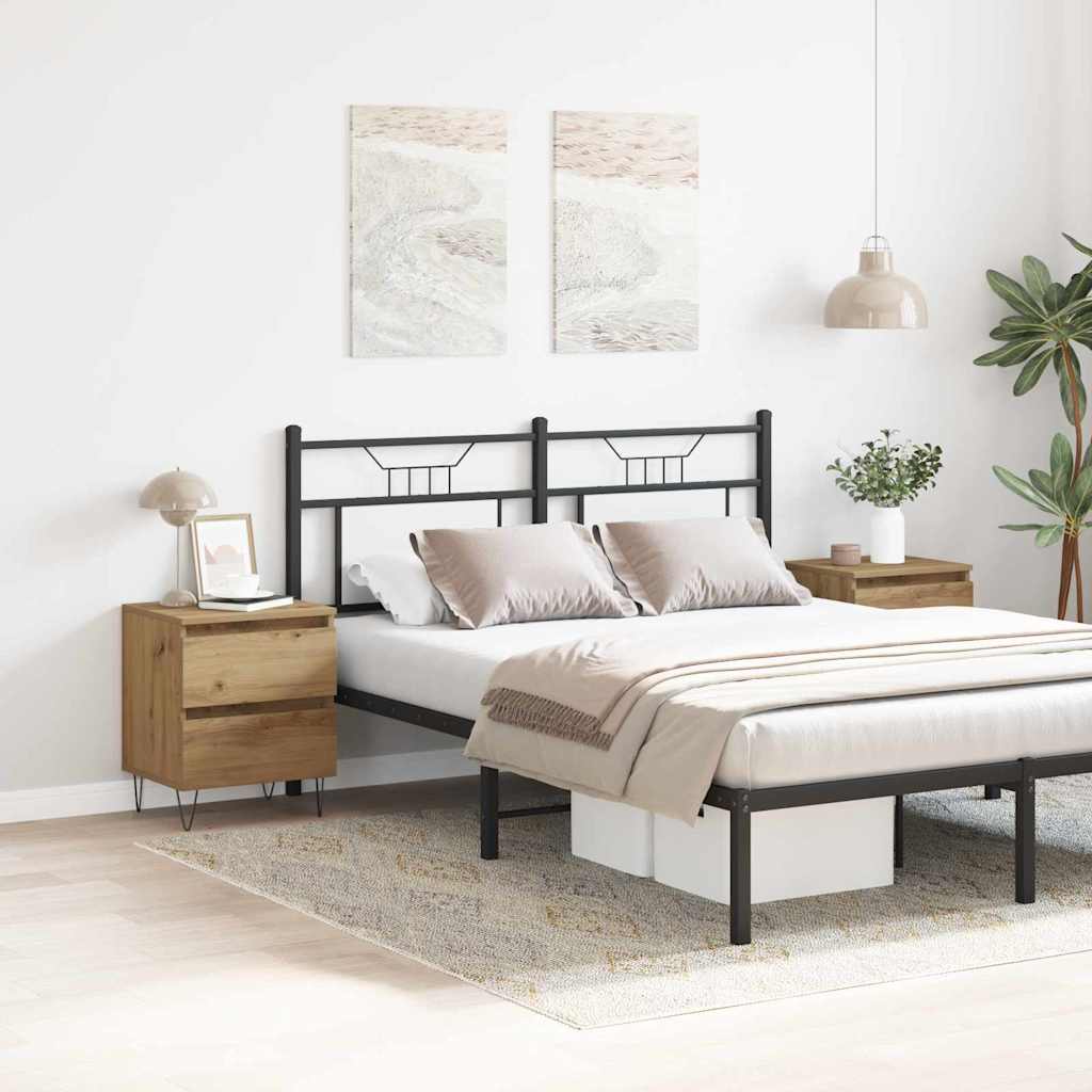 Šalia lovos spintelė 2 pcs artisano ąžuolo 40 x 35 x 50 cm