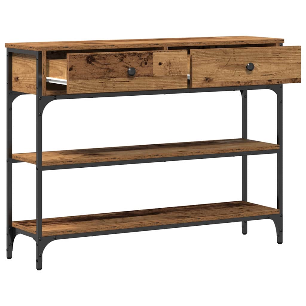 Konsolinis stalas su stalčių Sena mediena 100 x 25 x 75 cm