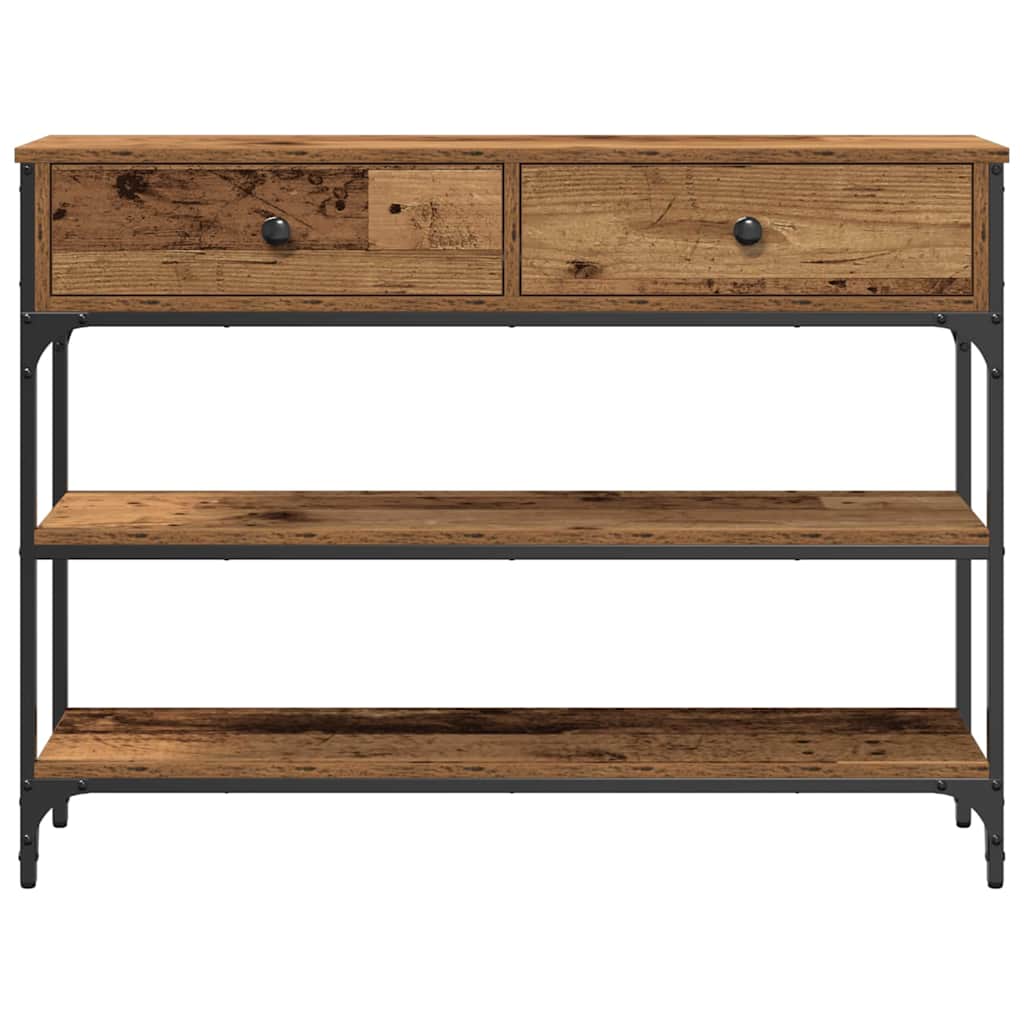 Konsolinis stalas su stalčių Sena mediena 100 x 25 x 75 cm