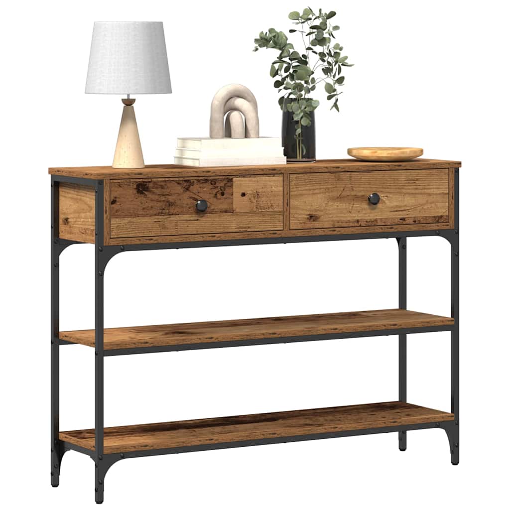 Konsolinis stalas su stalčių Sena mediena 100 x 25 x 75 cm