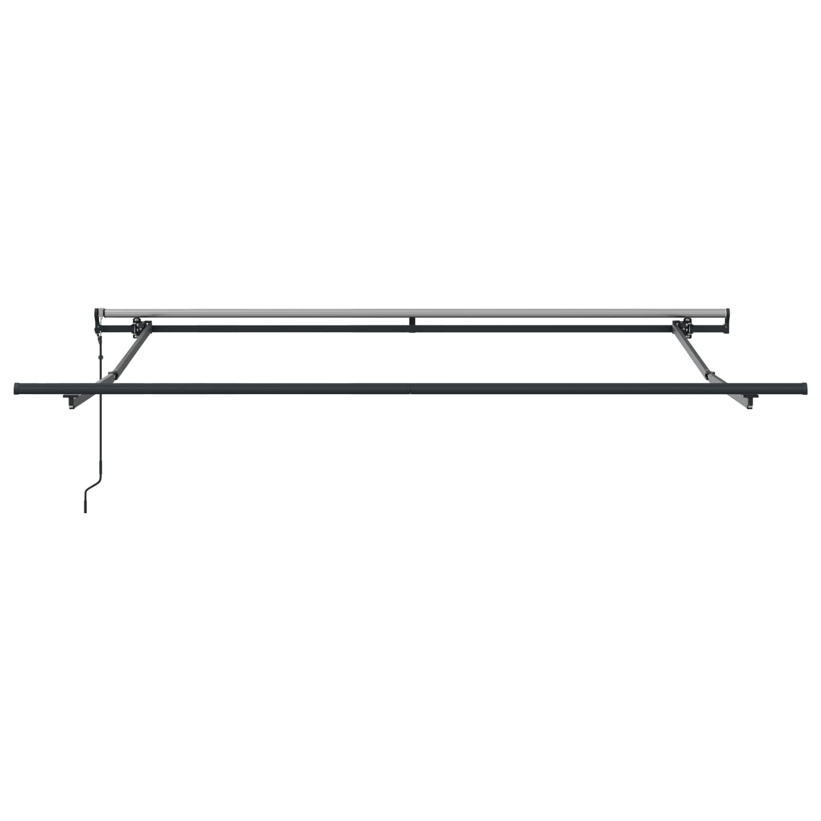 Ištraukiama markizė Raudona ir Juoda 350 x 250 cm