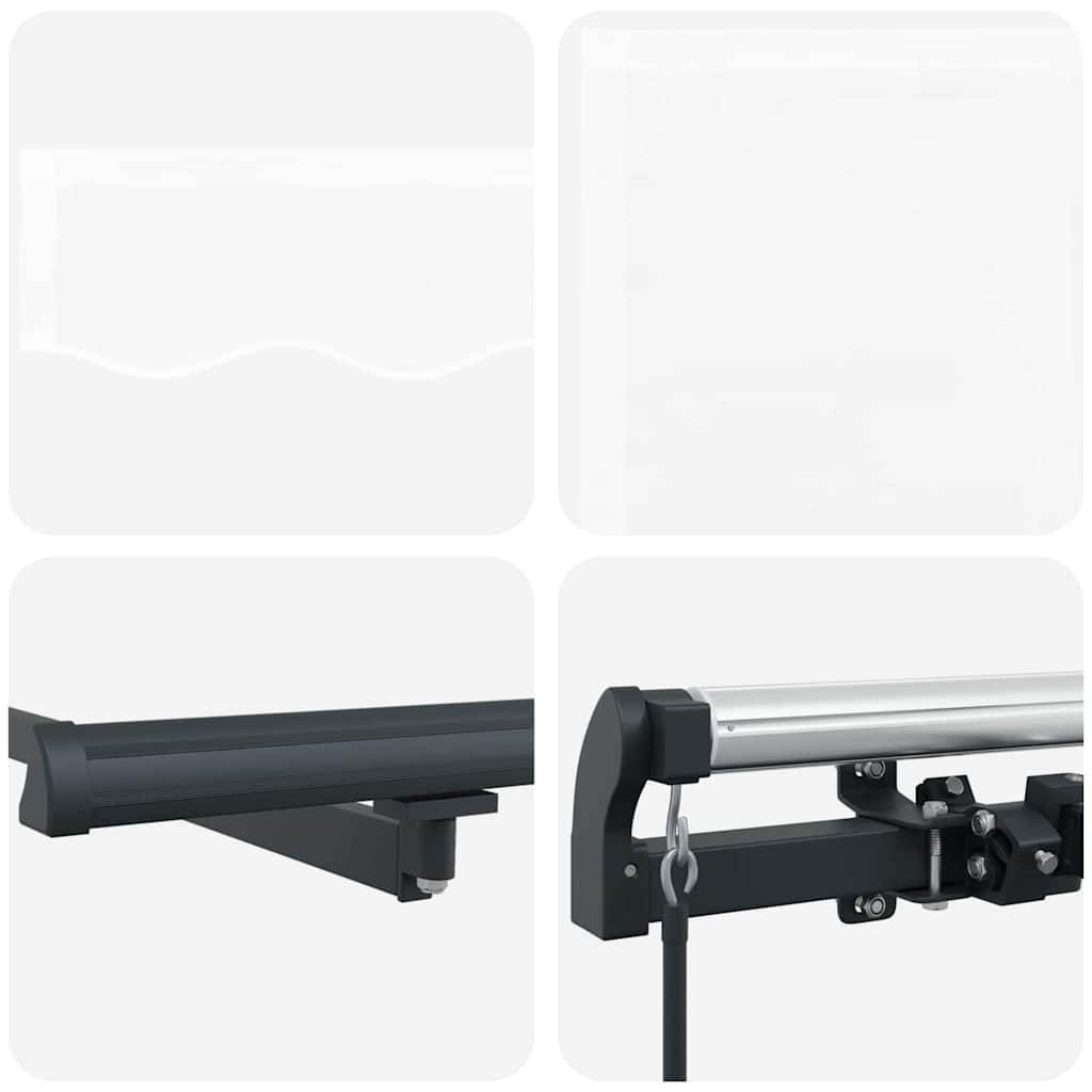 Ištraukiama markizė Juoda 300 x 250 cm Poliesteris ir plienas