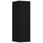 TV spintelių komplektas 3 pcs Juodas ąžuolas
