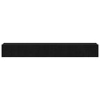 TV spintelių komplektas 3 pcs Juodas ąžuolas 80 x 30 x 30 cm