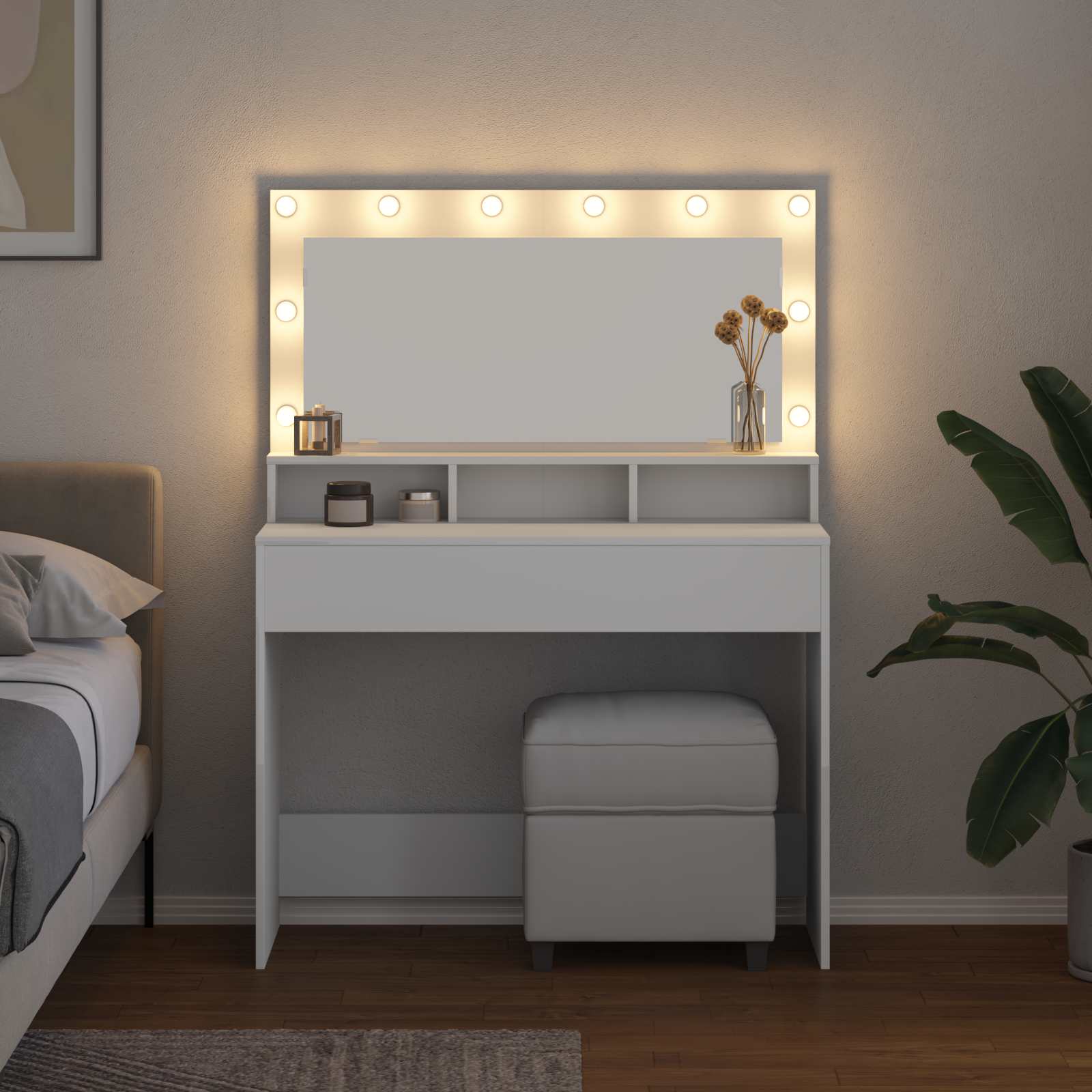 Tualetinis staliukas Balta 100 x 41 x 135 cm Apdirbta mediena