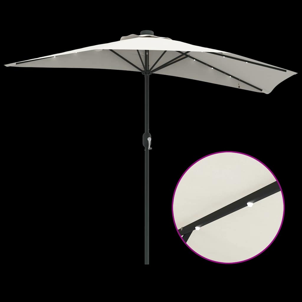 Sodo skėtis 294 x 150 x 224 cm