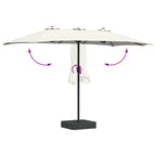 Sodo skėtis 385 x 209 x 244 cm