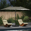 Sodo skėtis 385 x 209 x 244 cm Poliesteris