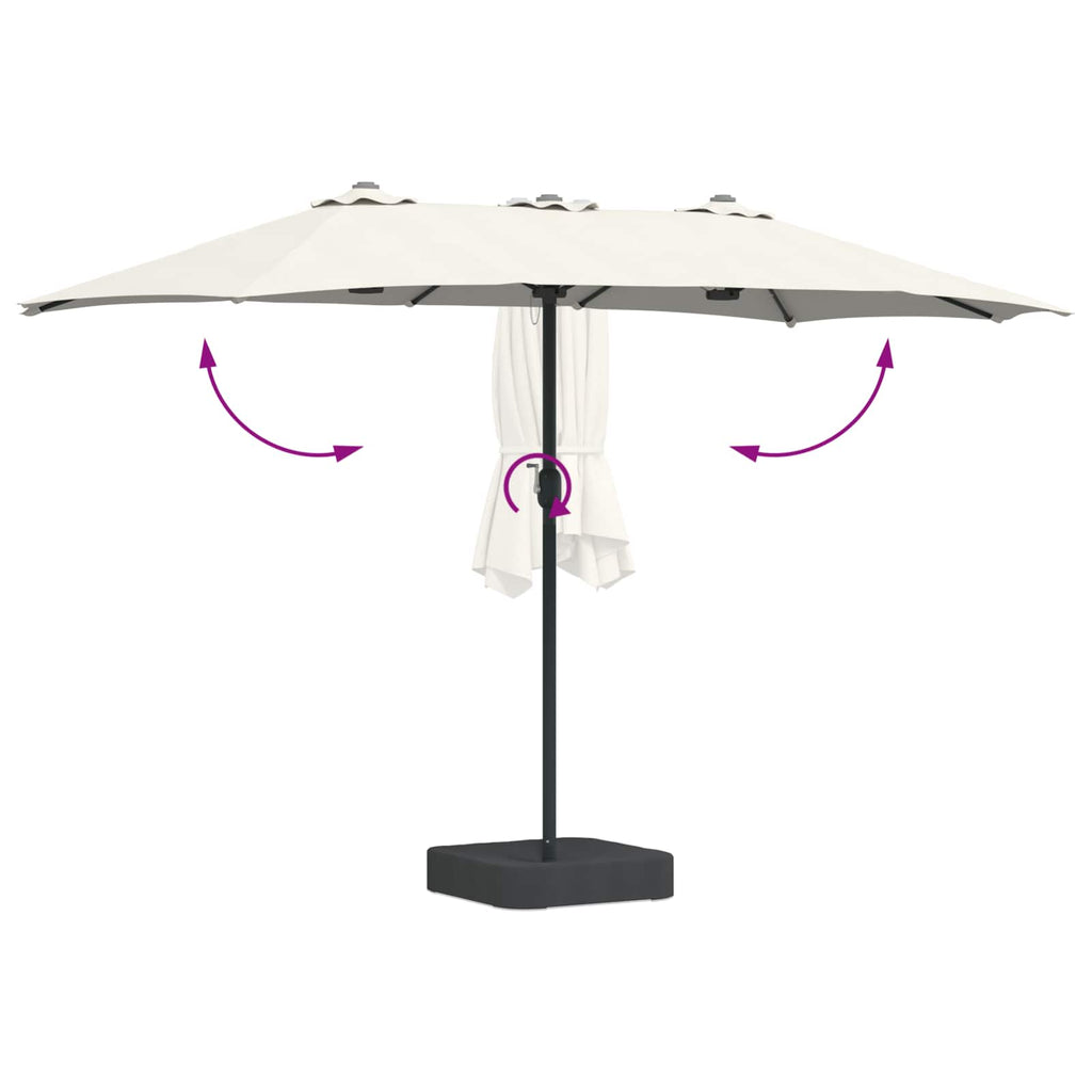 Sodo skėtis 385 x 209 x 244 cm Poliesteris