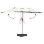 Sodo skėtis 385 x 209 x 244 cm Poliesteris