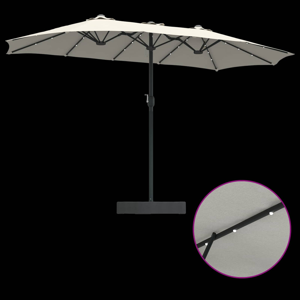 Sodo skėtis 385 x 209 x 244 cm Poliesteris