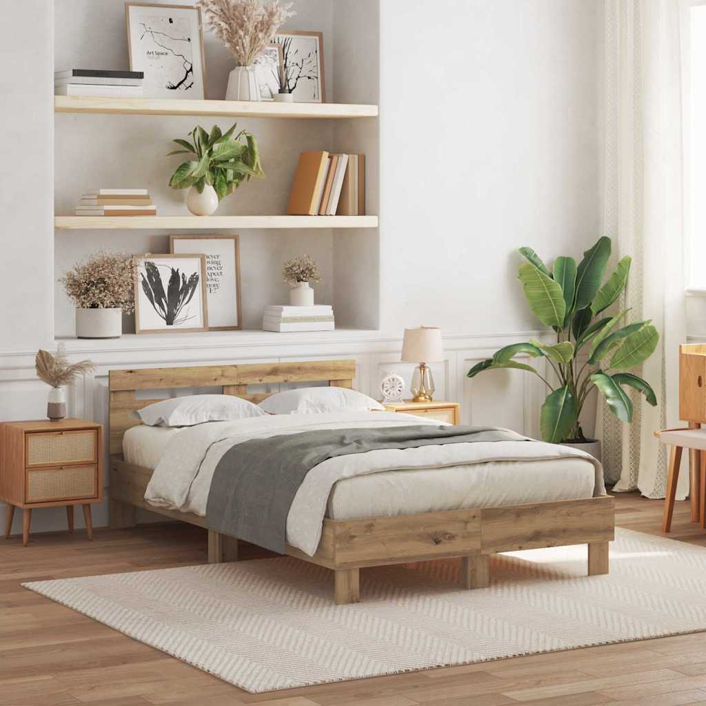 Lovos rėmas artisano ąžuolo 135 x 190 cm Apdirbta mediena