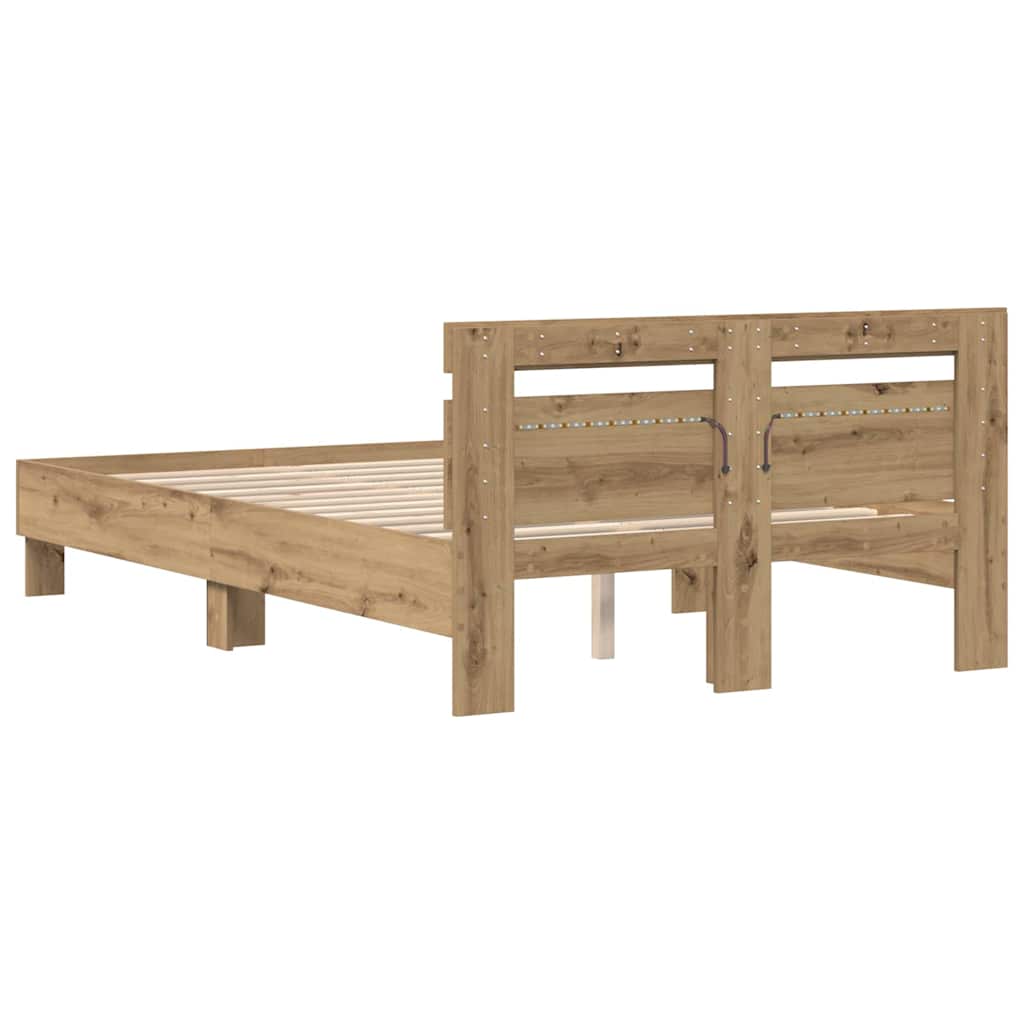 Lovos rėmas artisano ąžuolo 135 x 190 cm Apdirbta mediena