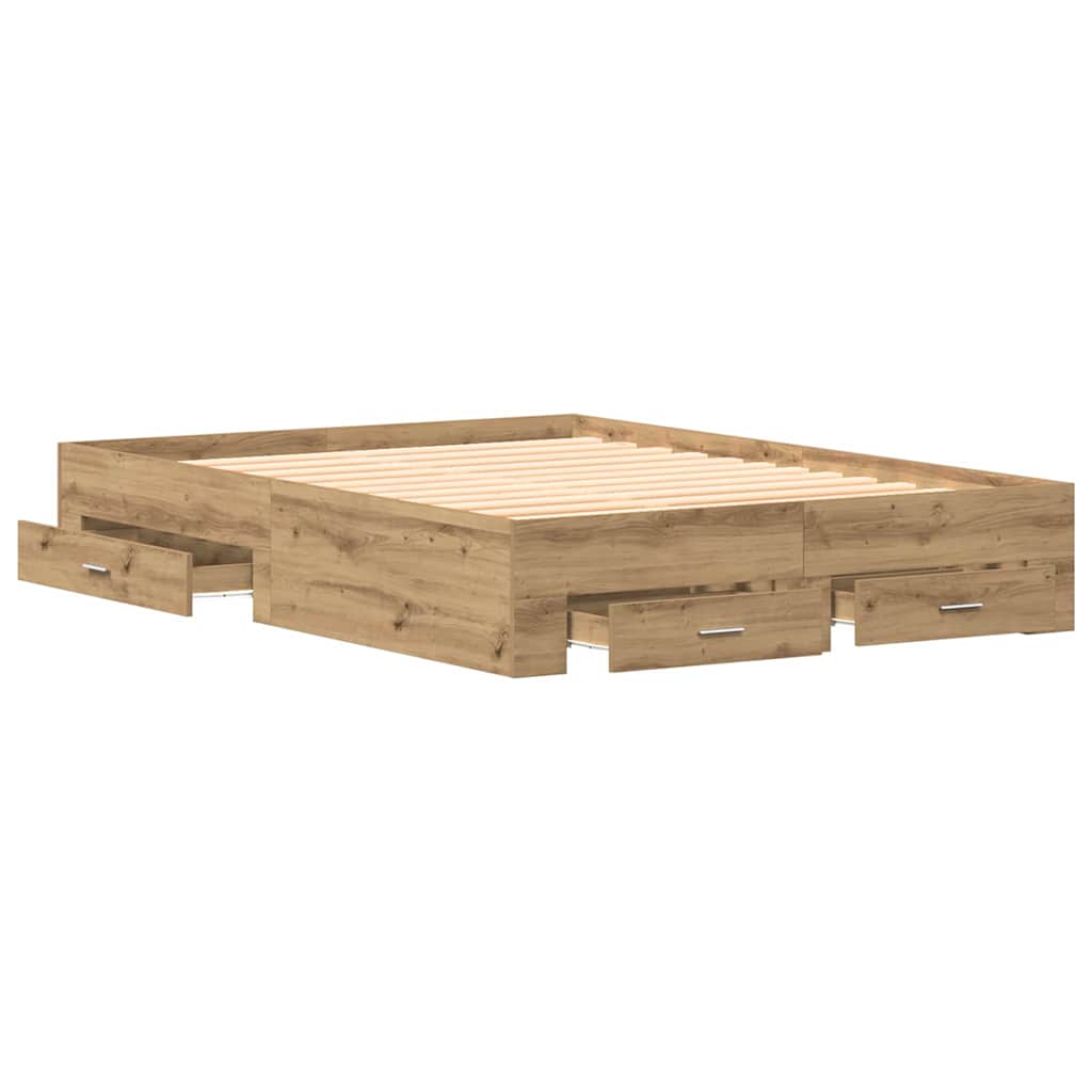 Lovos rėmas Amatininkų ąžuolas 140 x 190 cm Apdirbta mediena