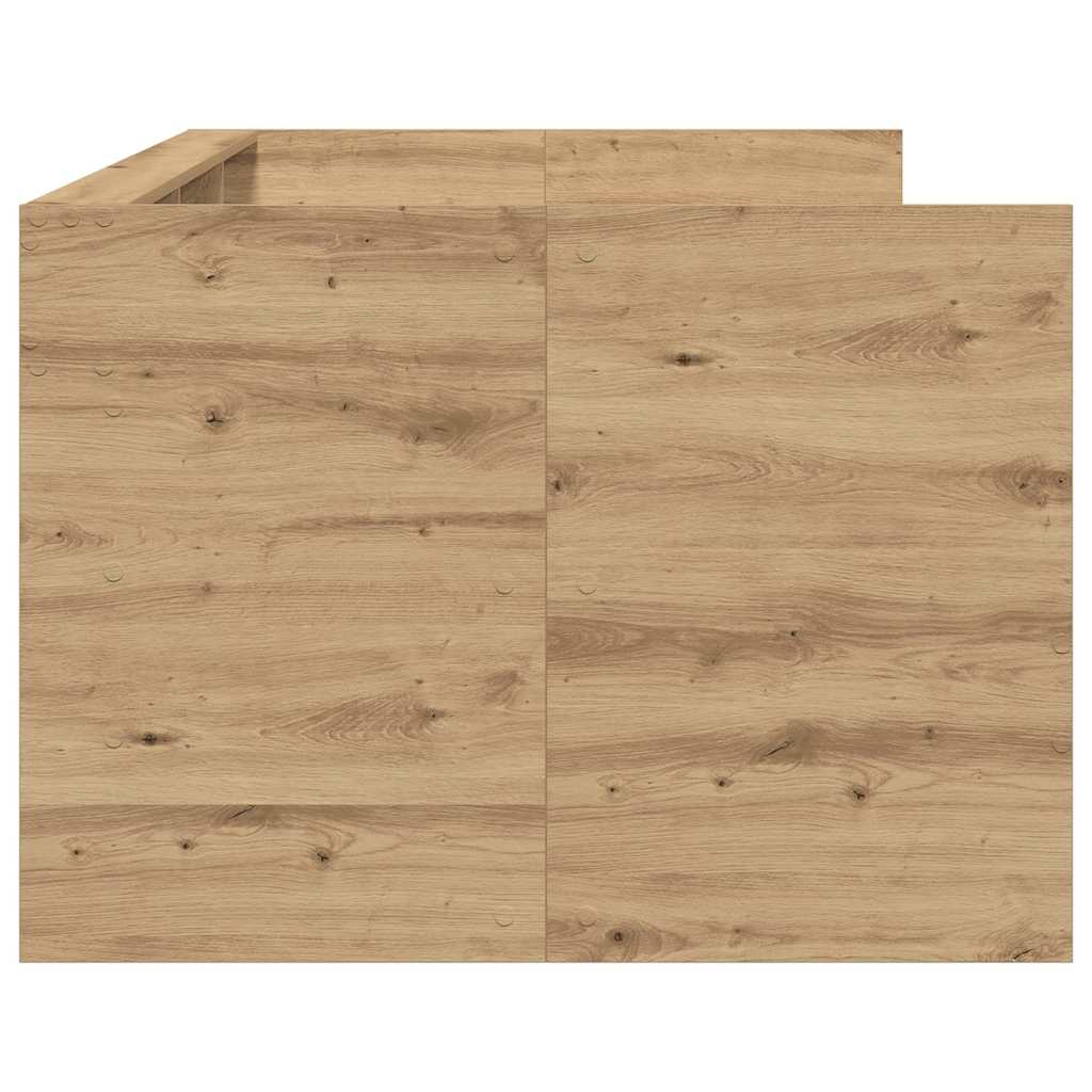 Dienos lova Amatininkų ąžuolas 100 x 200 cm Apdirbta mediena