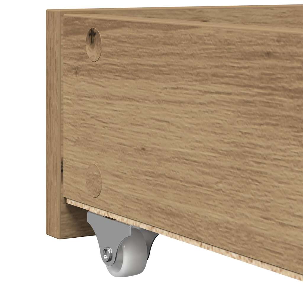 Dienos lova Amatininkų ąžuolas 90 x 190 cm Apdirbta mediena