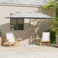 Sodo skėtis Azurblau 370 x 197 x 239 cm