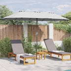 Sodo skėtis Azurblau 370 x 197 x 239 cm