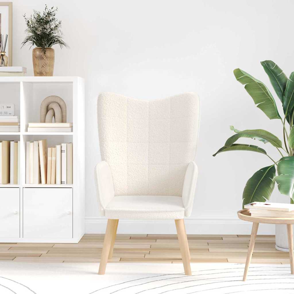 krėslas Kreminė 62 x 67 x 95,5 cm Šerpos audinys