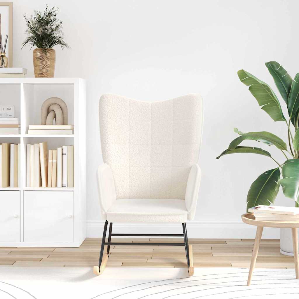 Supamasis krėslas Kreminė Šerpos audinys