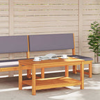 Kavos staliukas Ruda 110 x 55 x 45 cm akacijos medienos masyvas