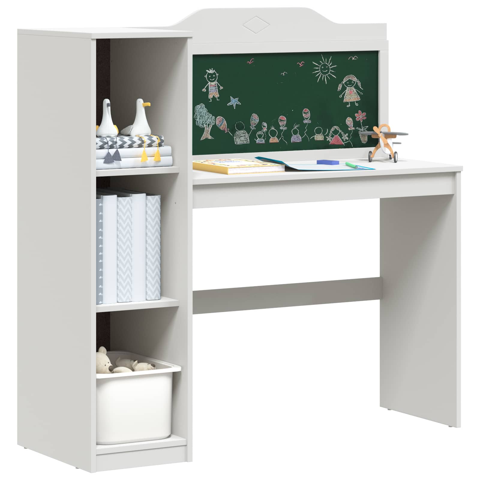 Kreidas stalas ROROS Balta 120 x 45 x 118,5 cm Apdirbta mediena